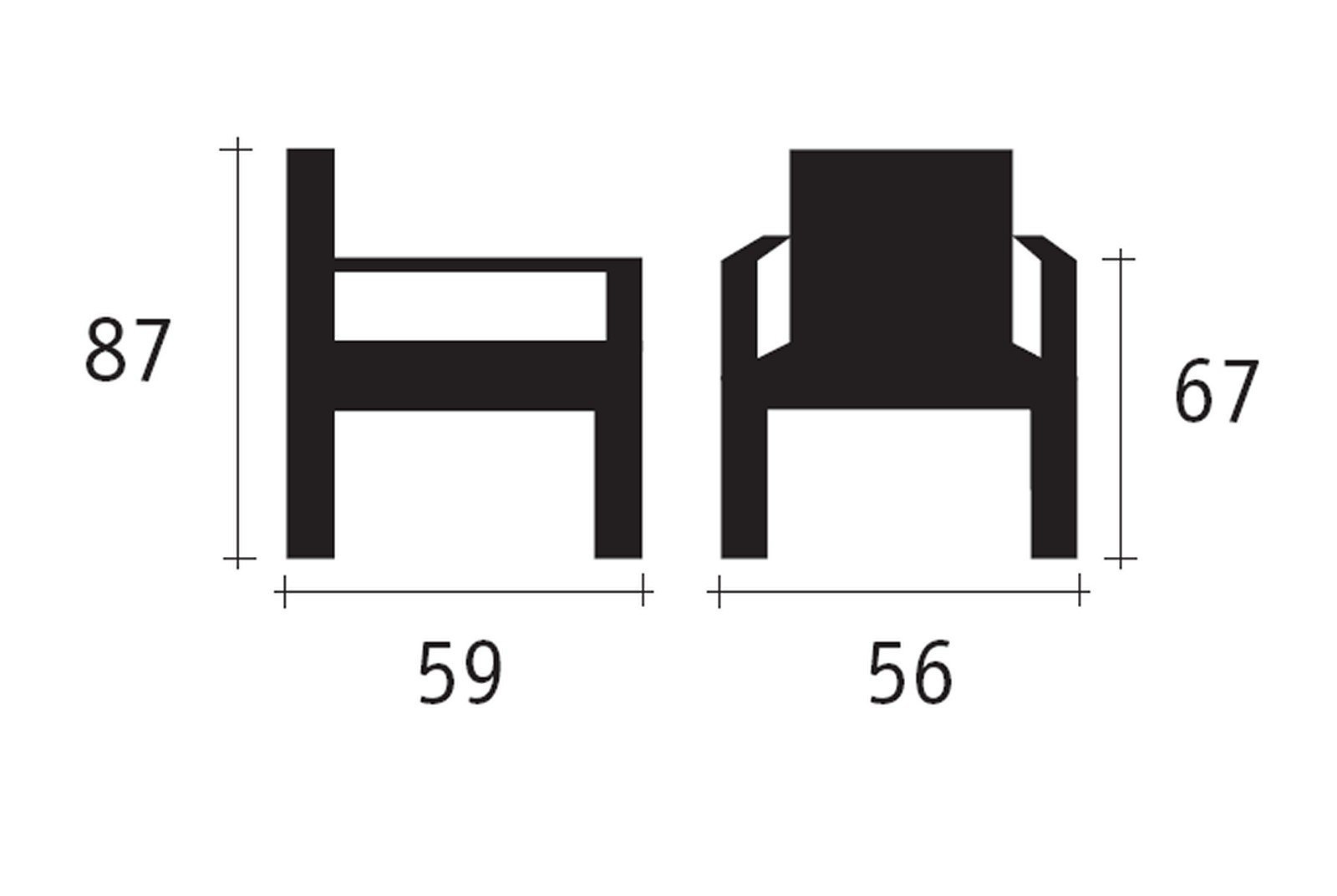 bergamo sillon aluminio medula cafe 03