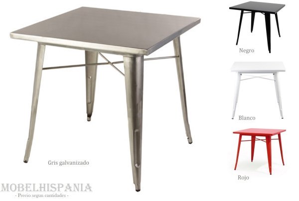 tolix blanca silla vintage metalica 02