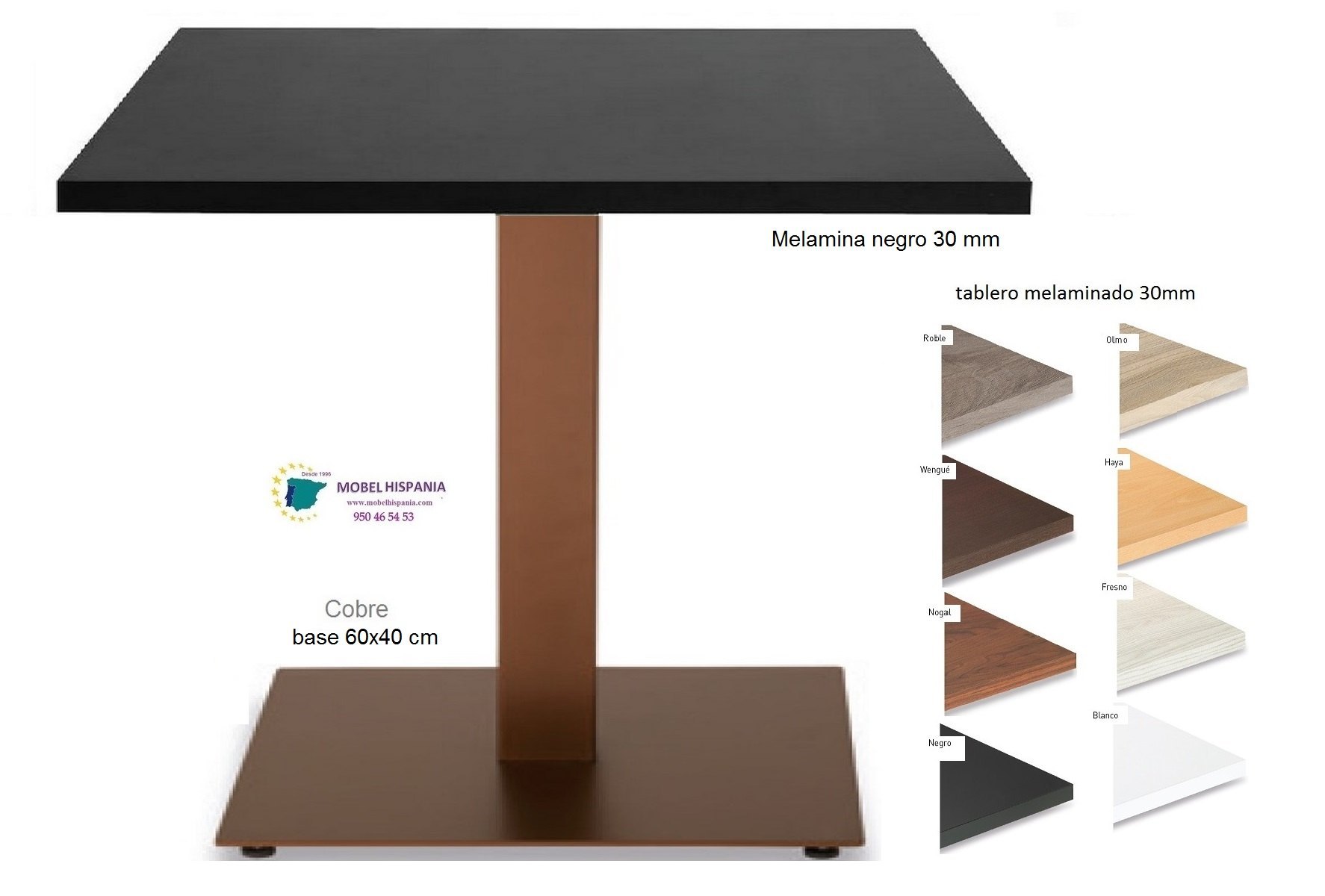 3023 mesa rectangular melamina 15