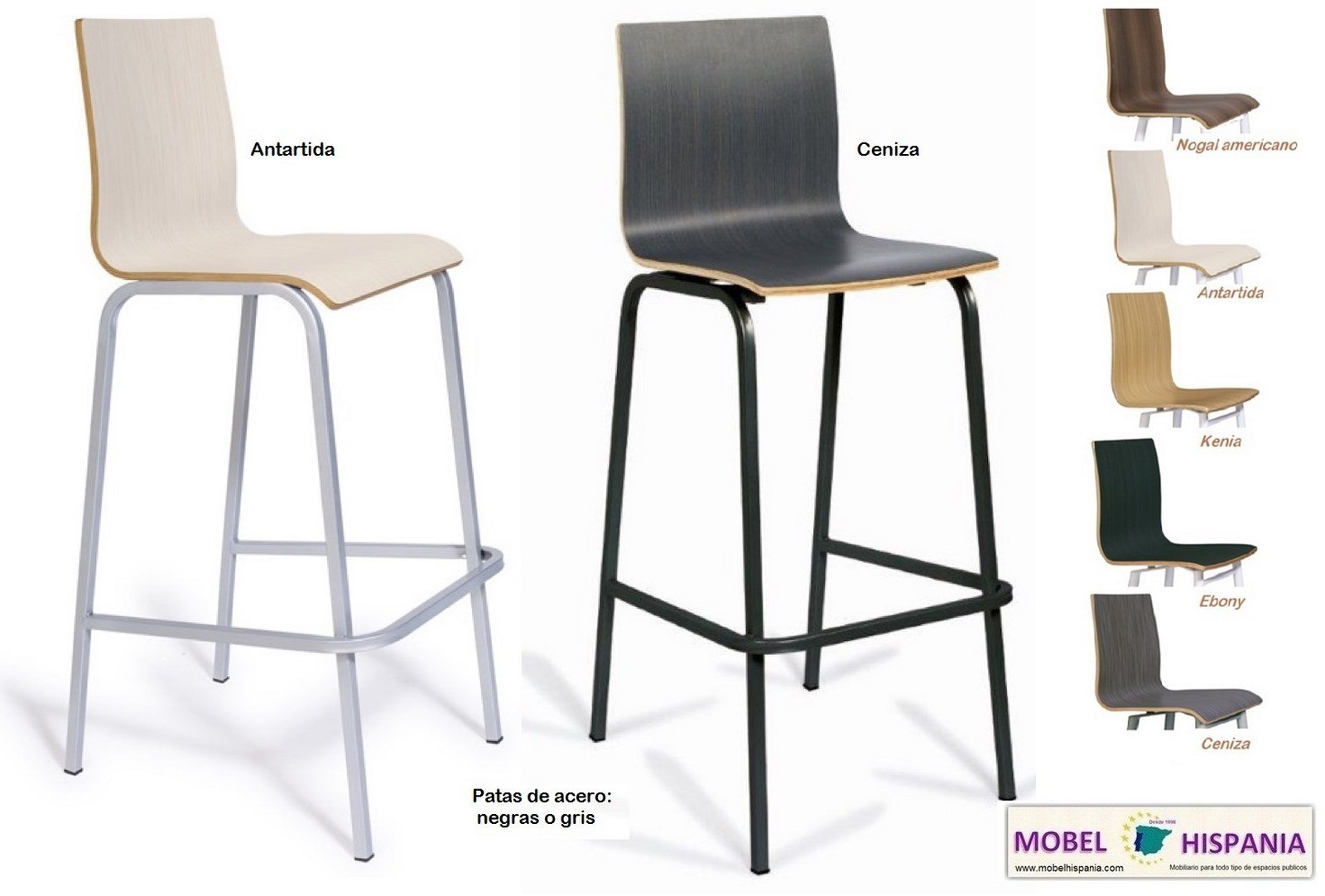 492 taburete metal negro nogal 07