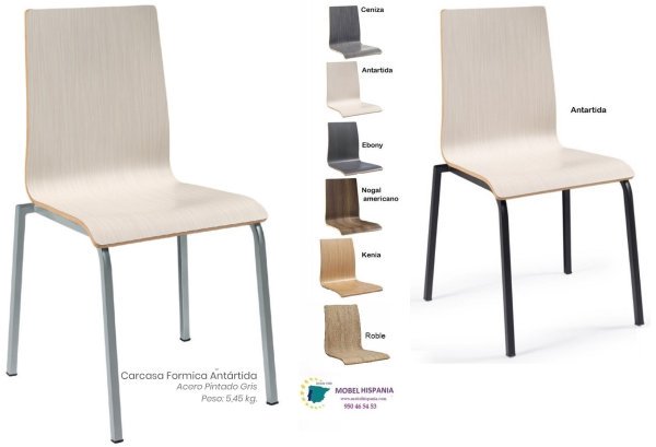 192 silla metal gris asiento antartida 1