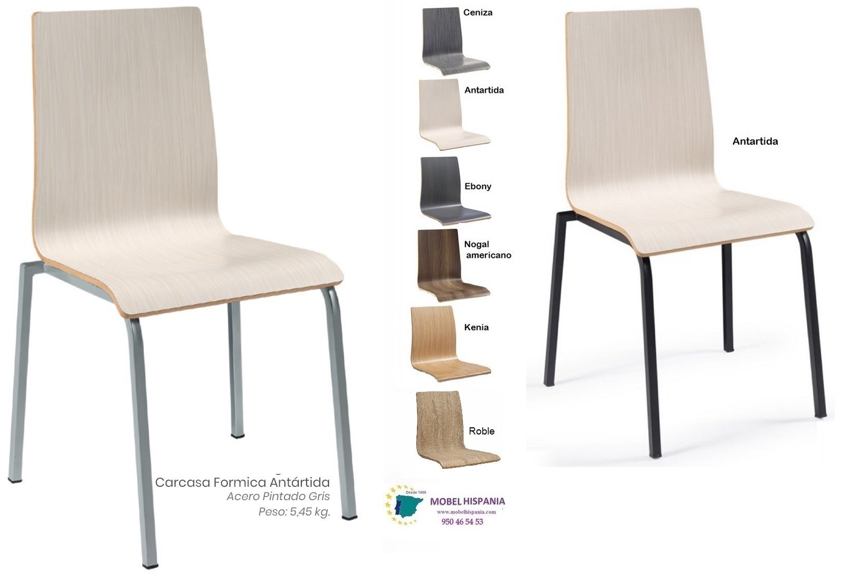 192 silla metal negro asiento nogal 08 1