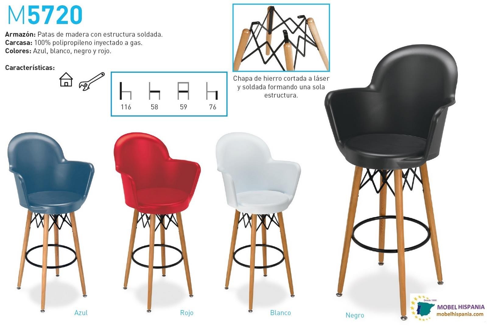 2720 sillon madera pvc rojo 06 3