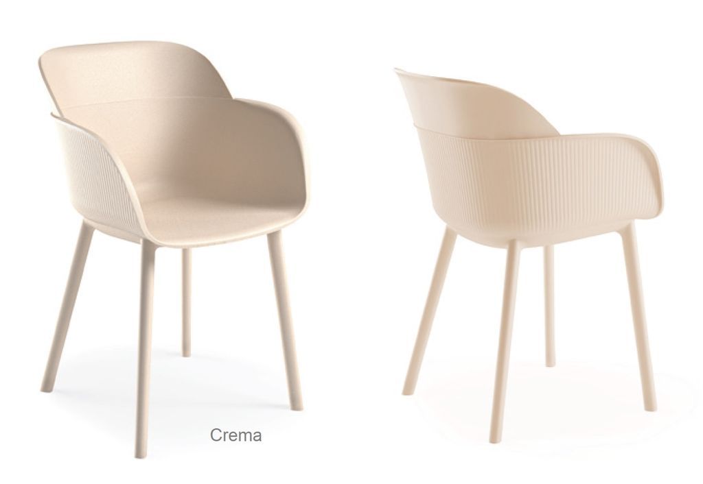 SHELL sillon polipropileno kaki 1 09 1