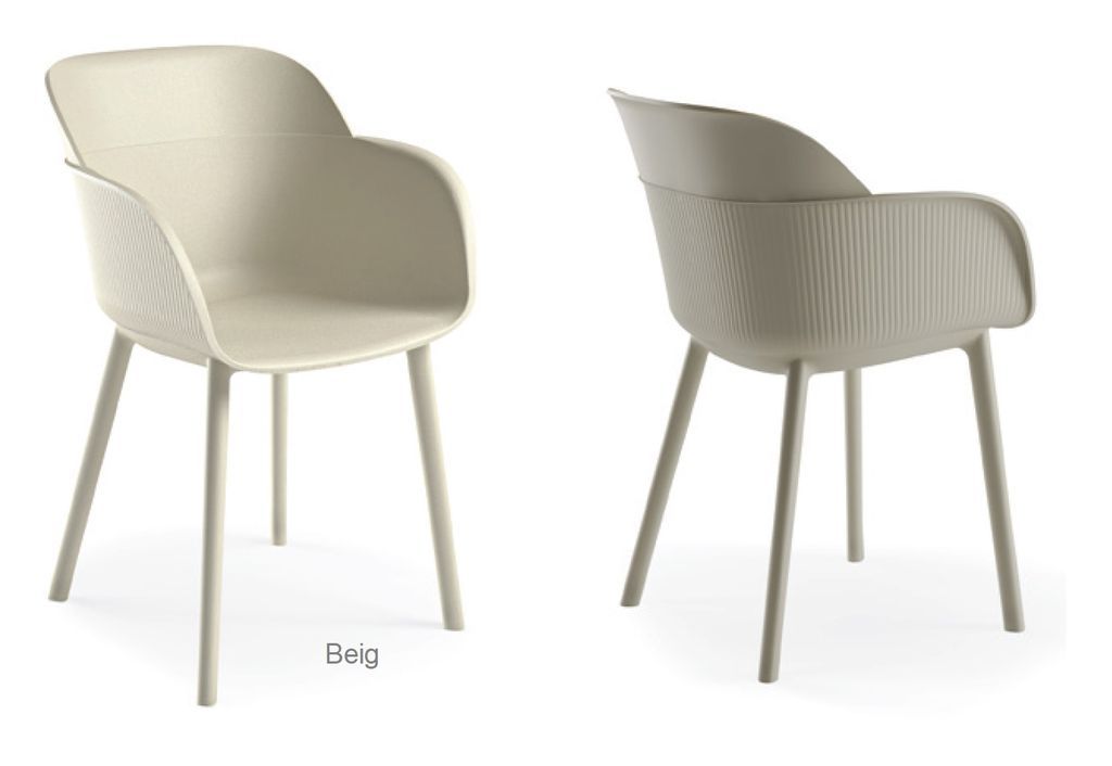 SHELL sillon polipropileno kaki 1 10 1