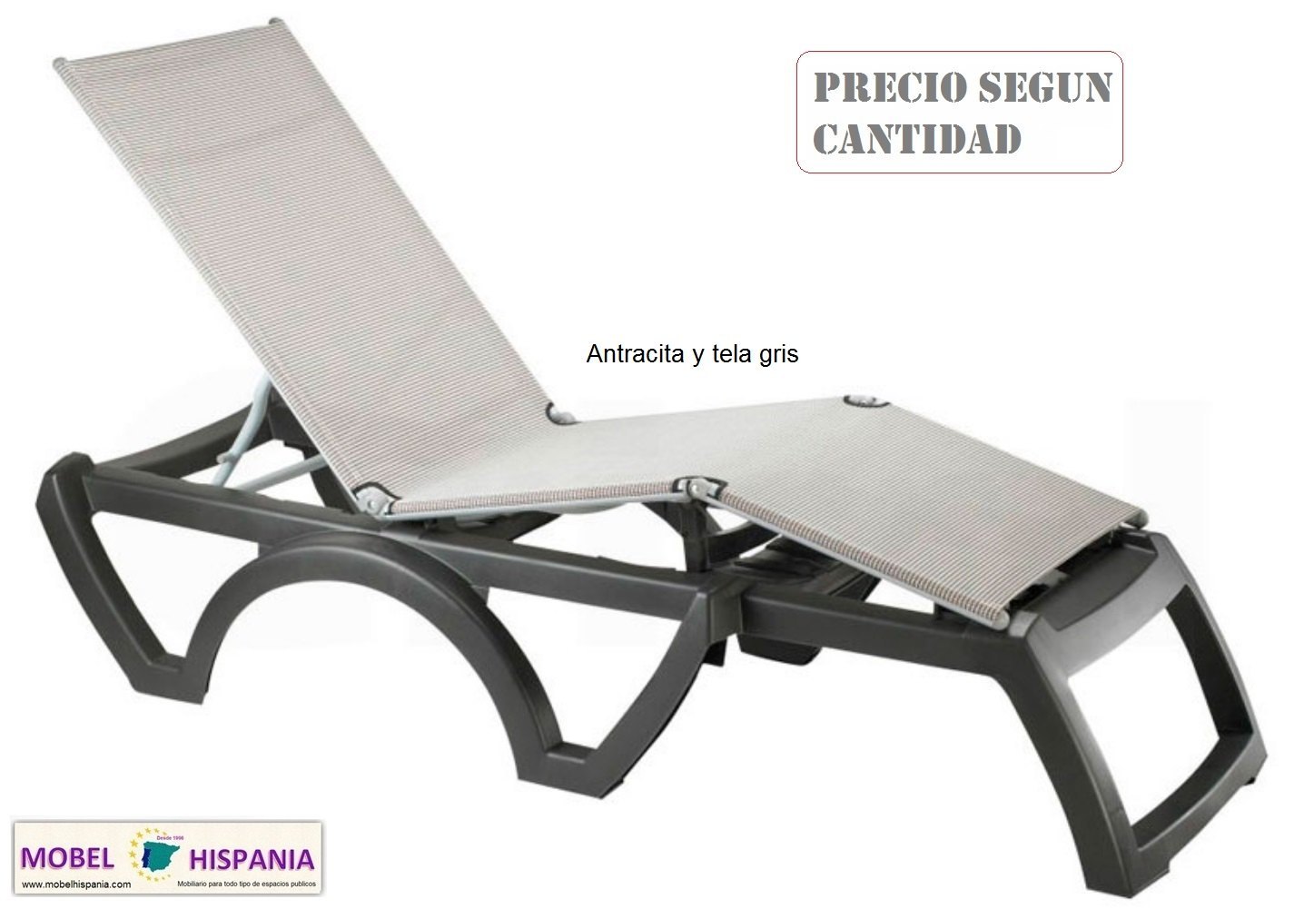 Bali tumbona polipropileno antracita crema 02