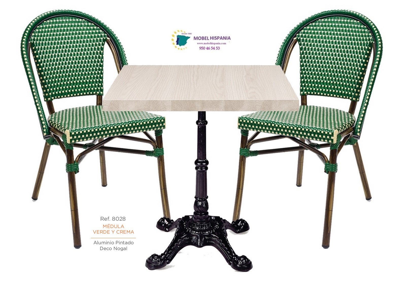 3091 sillon aluminio nogal medula verde crema 04 2