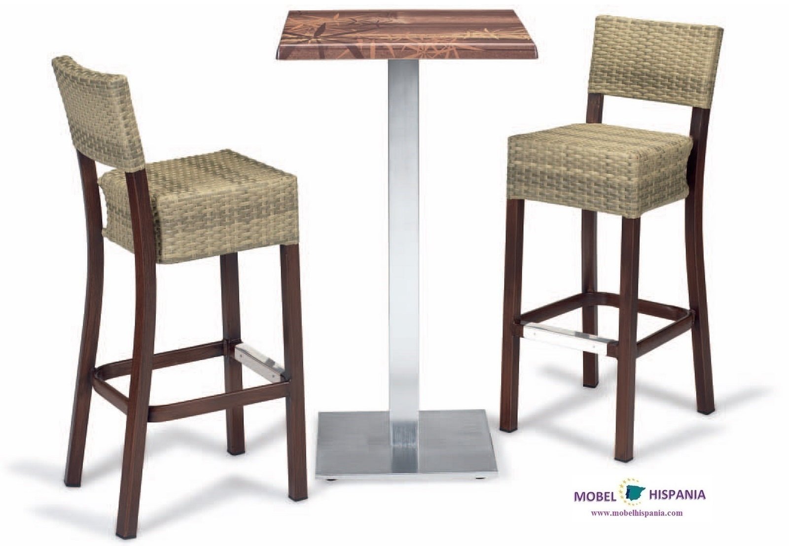 4557 taburete aluminio nogal medula cafe 3 05