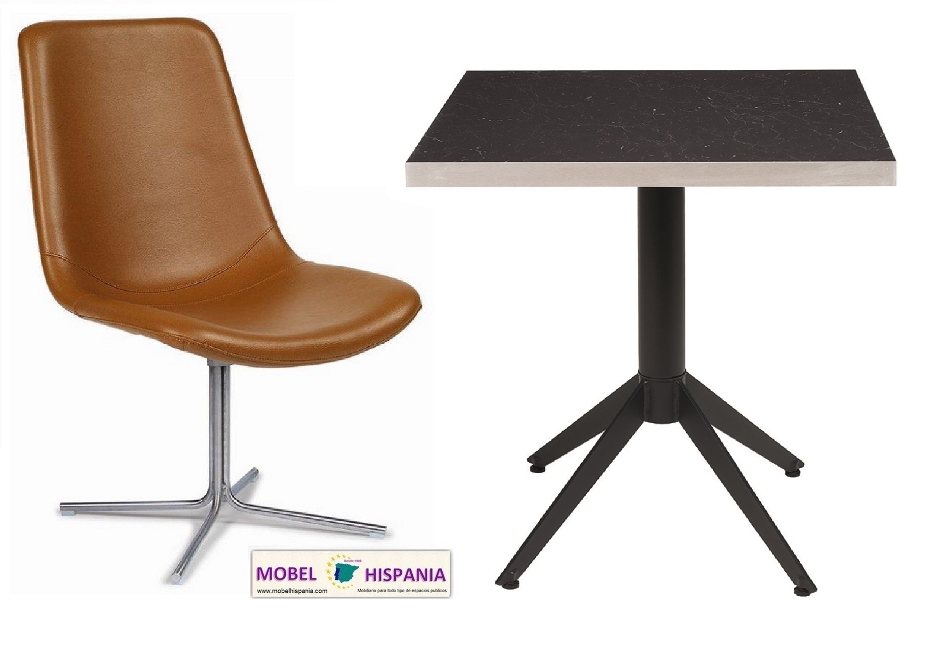 6619 silla cromada tapi marron 01 1