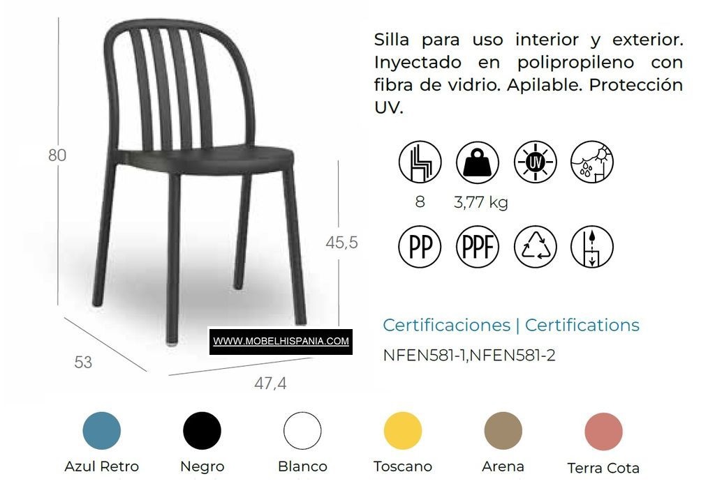 SUE silla azul retro w 04 2