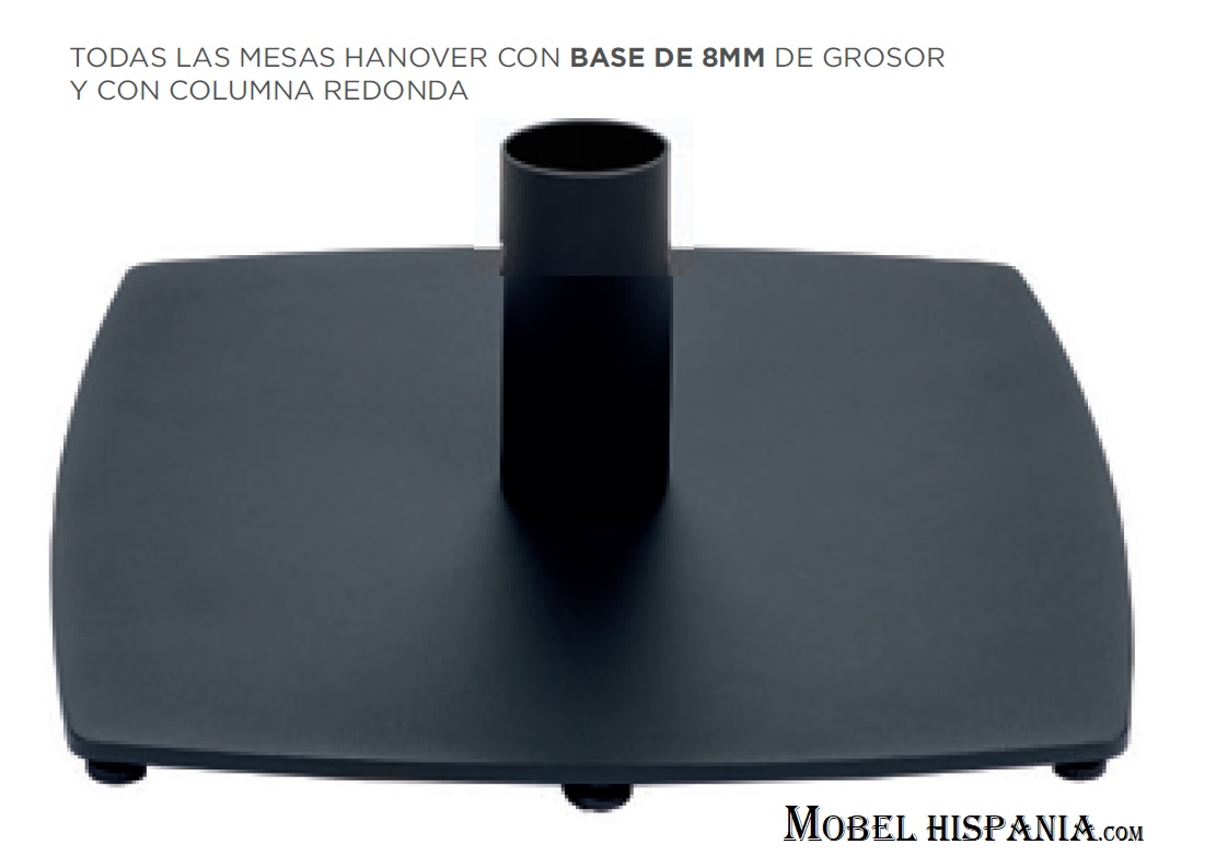 9322 Pie mesa metal blanco 04