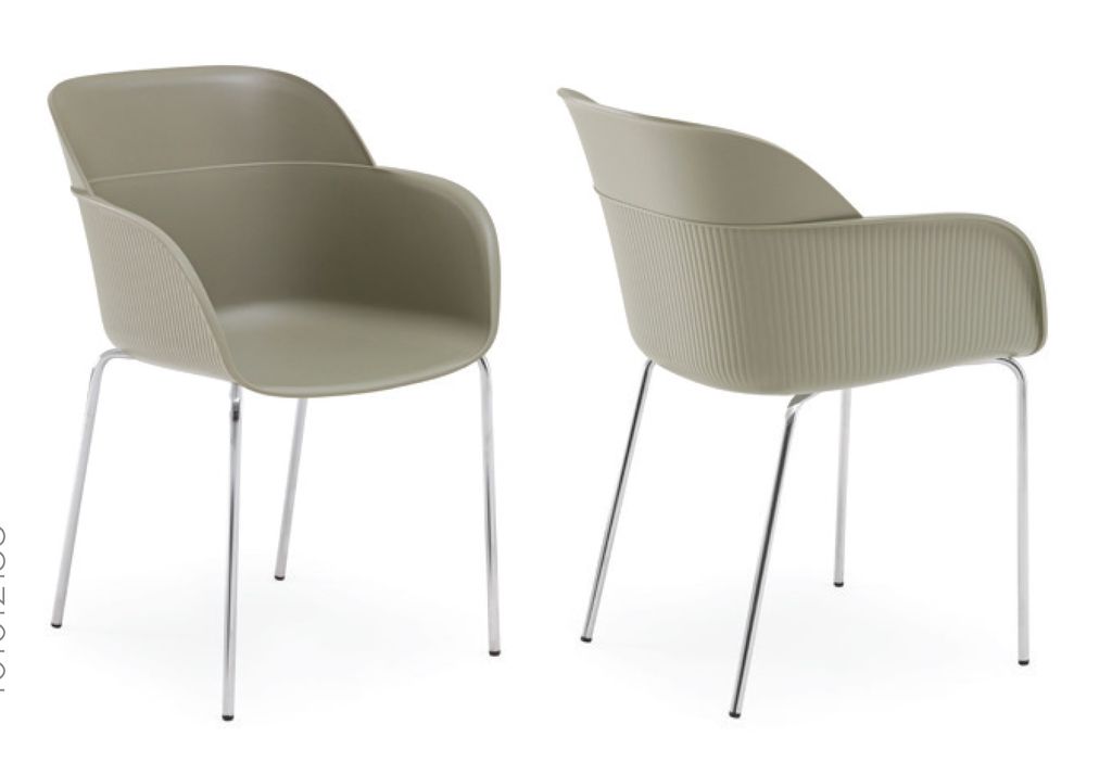 SHELL sillon cromado kaki 2 08 2