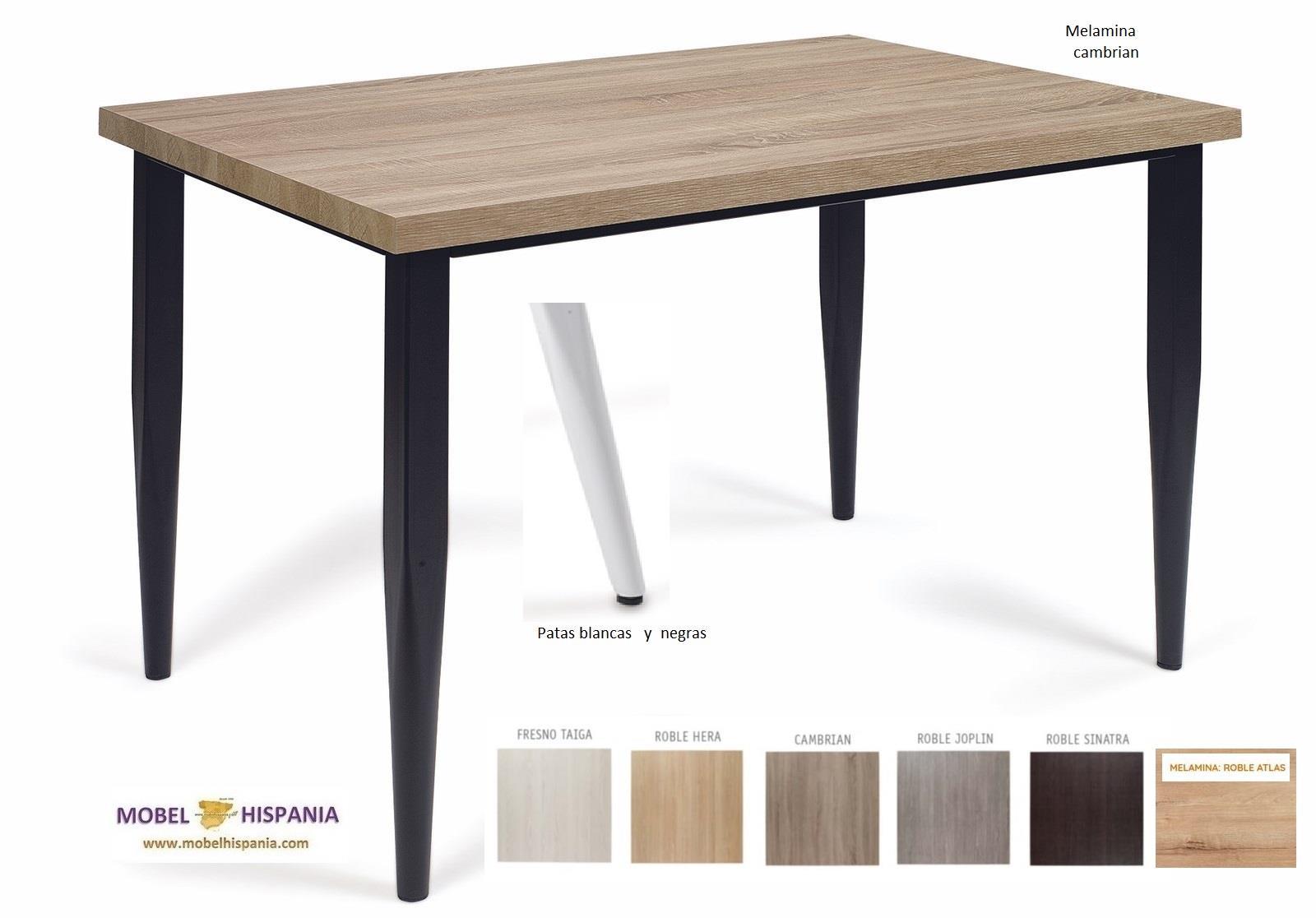 RB.912 pie mesa metalico blanco negro 01