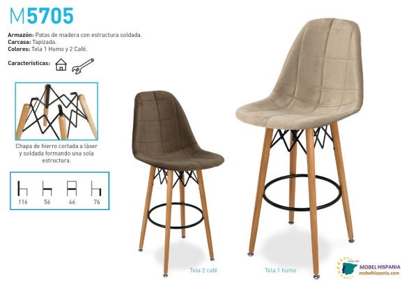 2715 Sillon madera tapizado humo 05 2