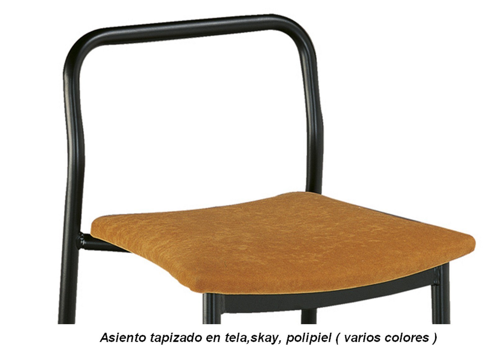 530 taburete metalico tapizado 01