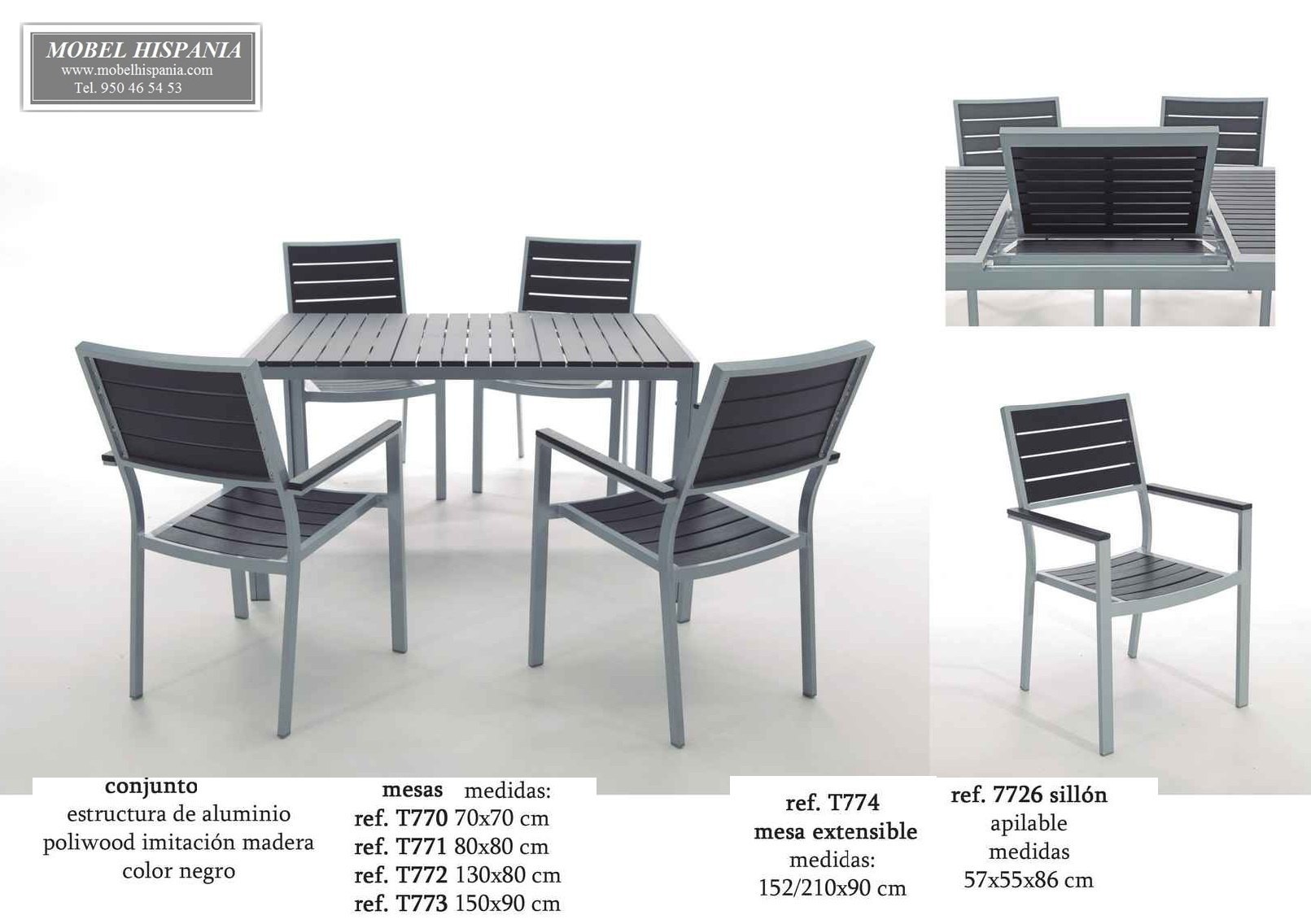 kind sillon allluminio lamas resina madera 02