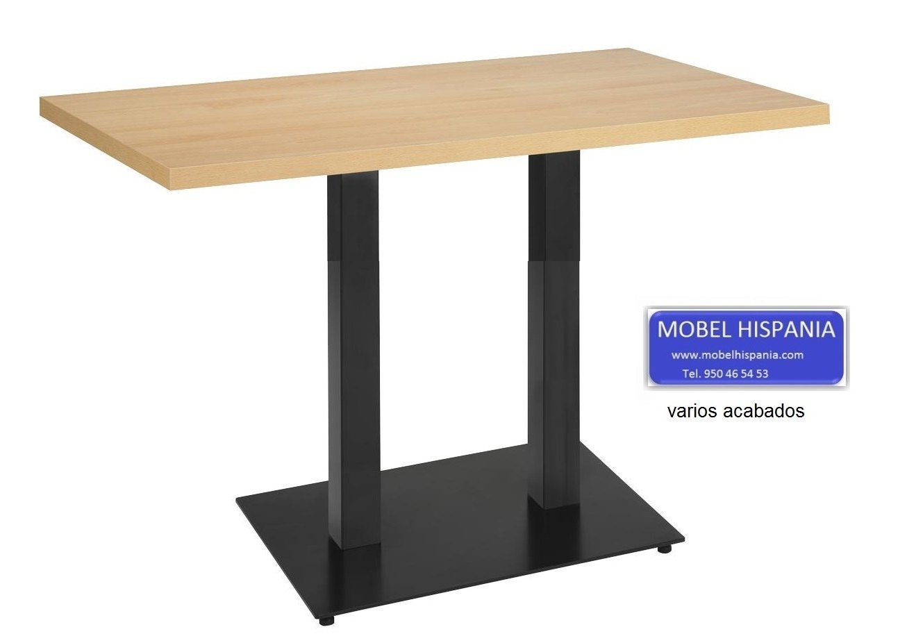 3024 mesa alta doble columna