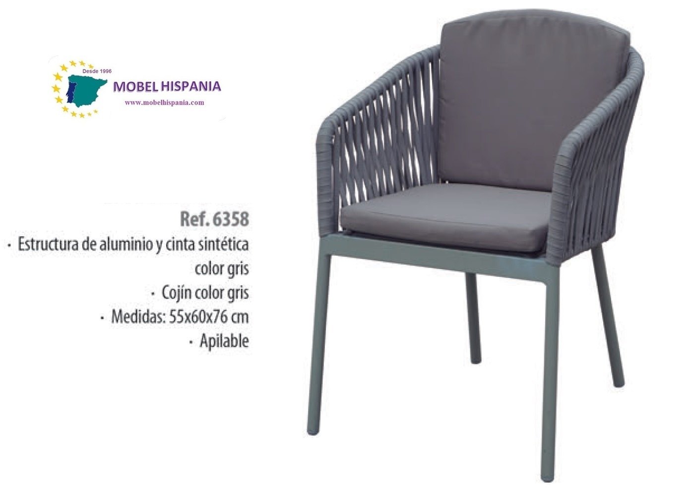 GUAM sillon aluminio gris 01 1