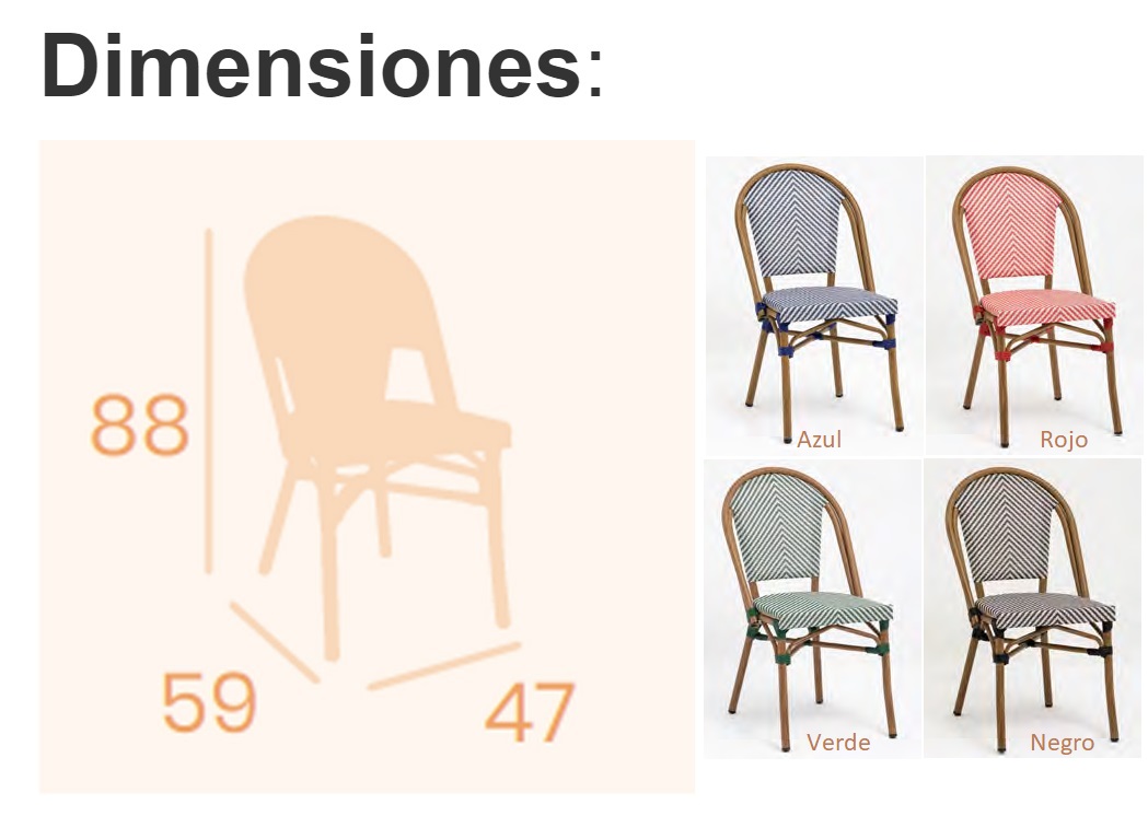 8029-Silla-aluminio-deco-textiline-latte_02 8029 Silla aluminio deco textiline latte 02