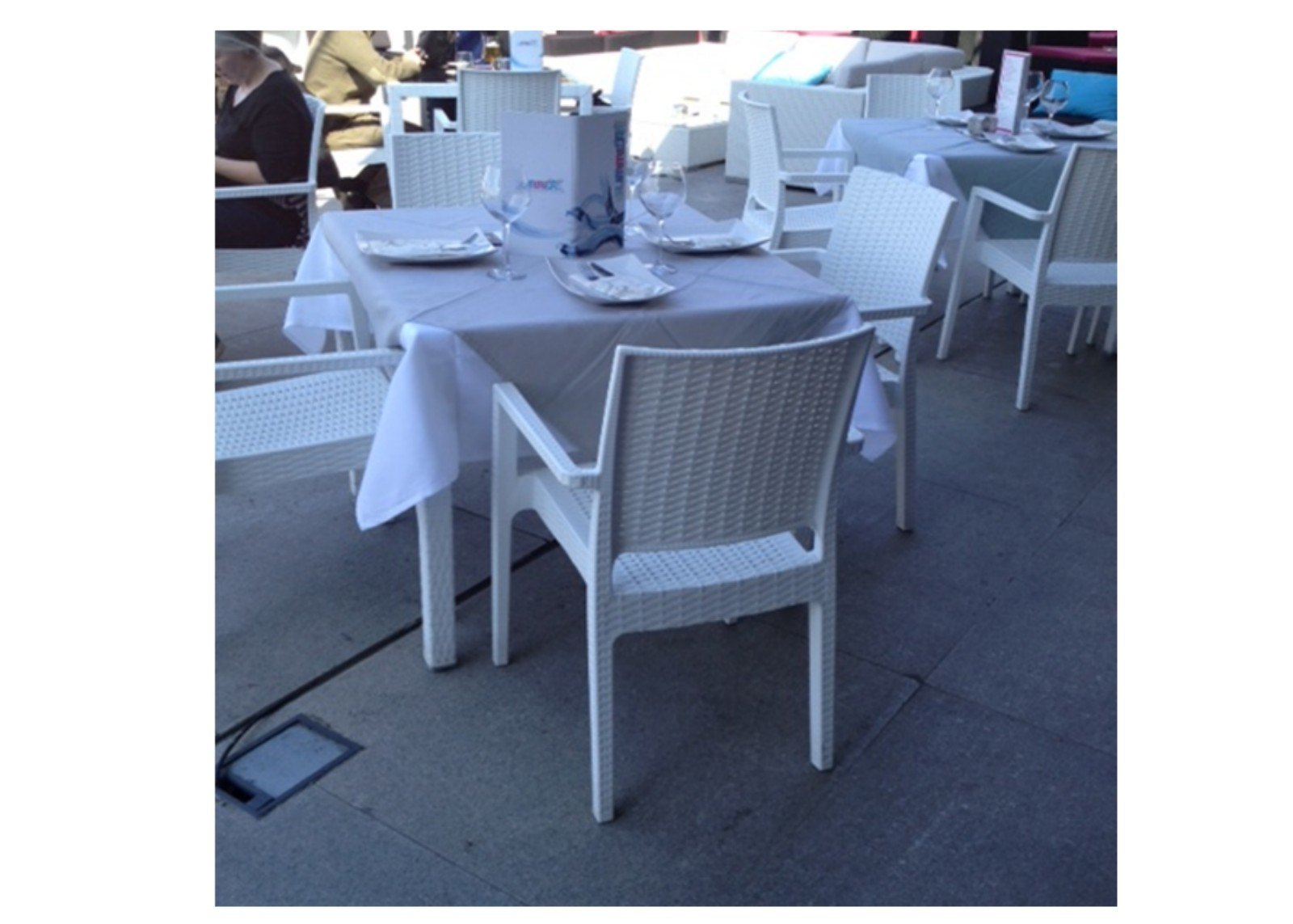 Indiana sillon rattan sintetico blanco 01 1