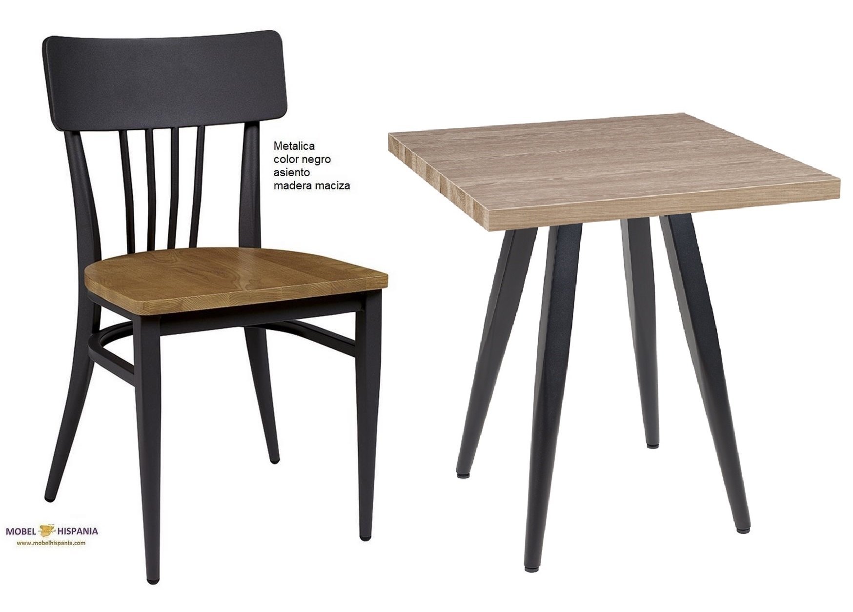 151 Silla negro madera 05 1