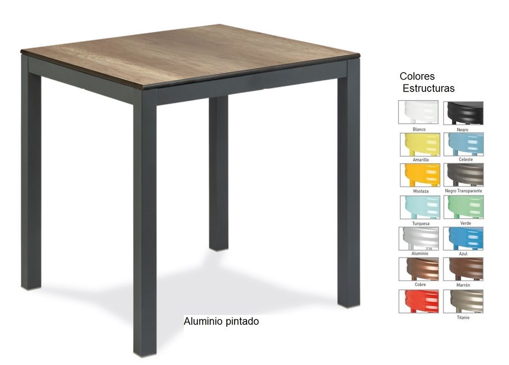414 mesa aluminio compact