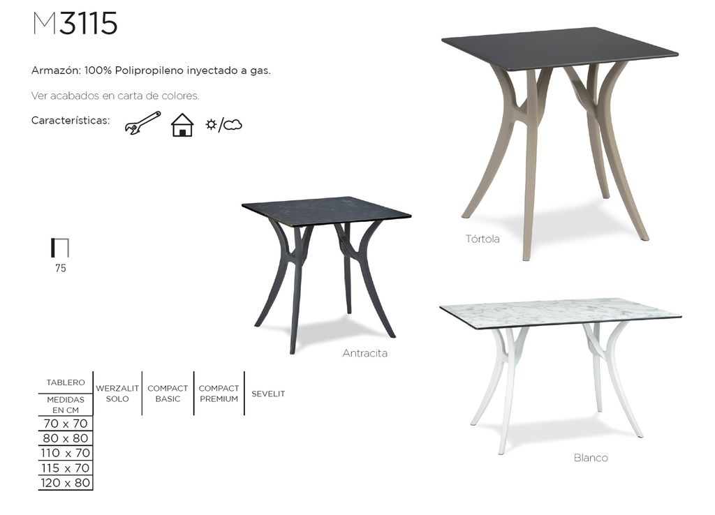 3115 mesa polipropileno blanco compact marmol negro 02
