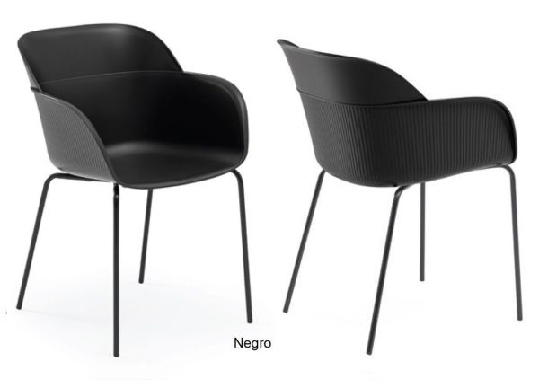 SHELL sillon pintado negro 2 02 2