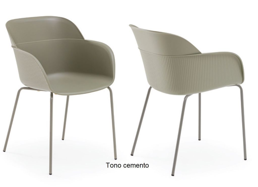 SHELL sillon pintado blanco 2 07 2