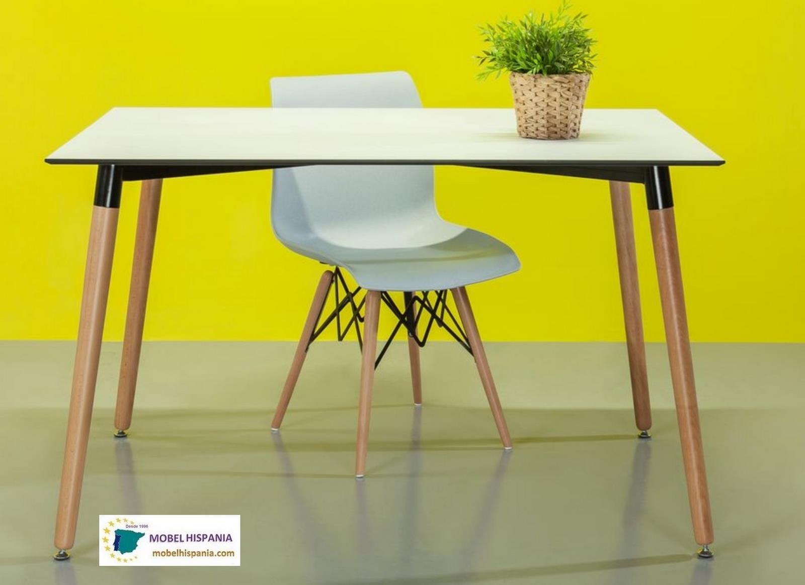 1710 silla madera polipropileno blanca 10