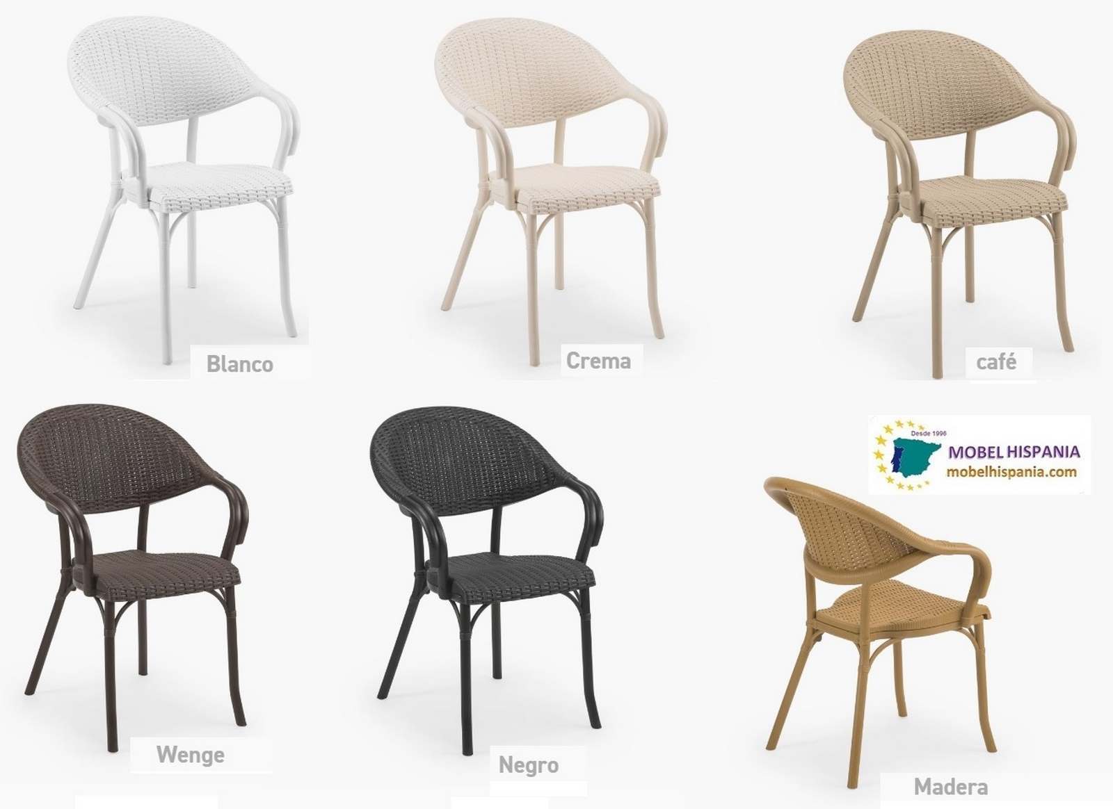 2126 sillon plastico cafe 05