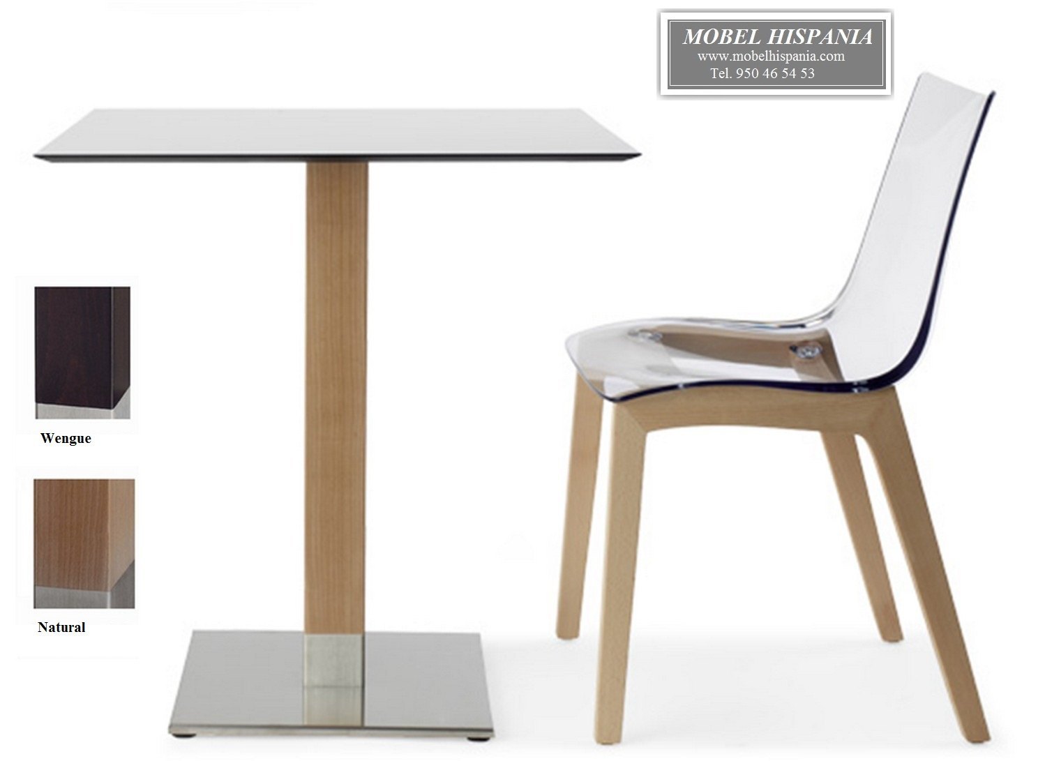 5150 base inoxidable columna madera mobel hispania 04