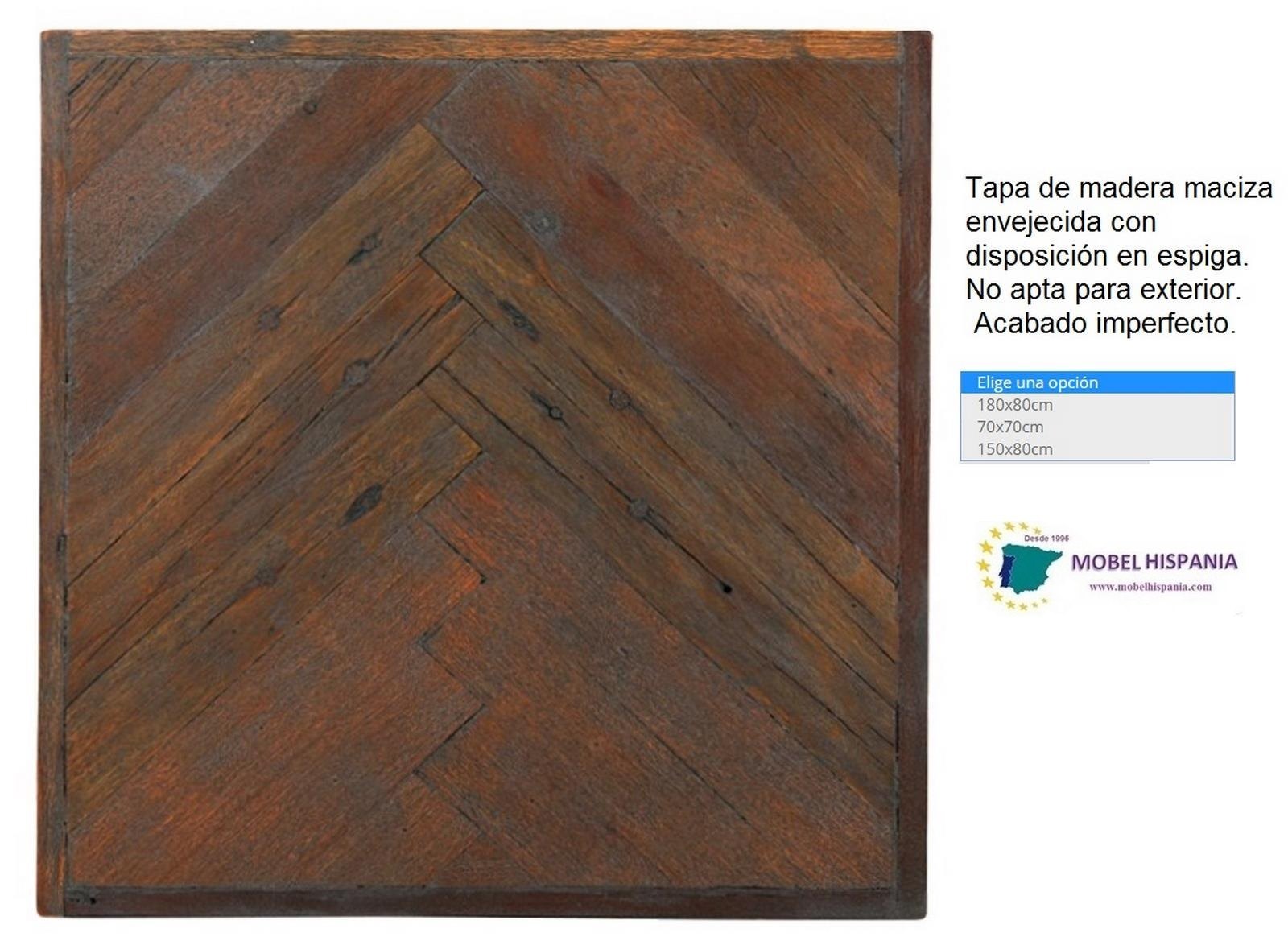 Thym tapa madera envejecida espiga