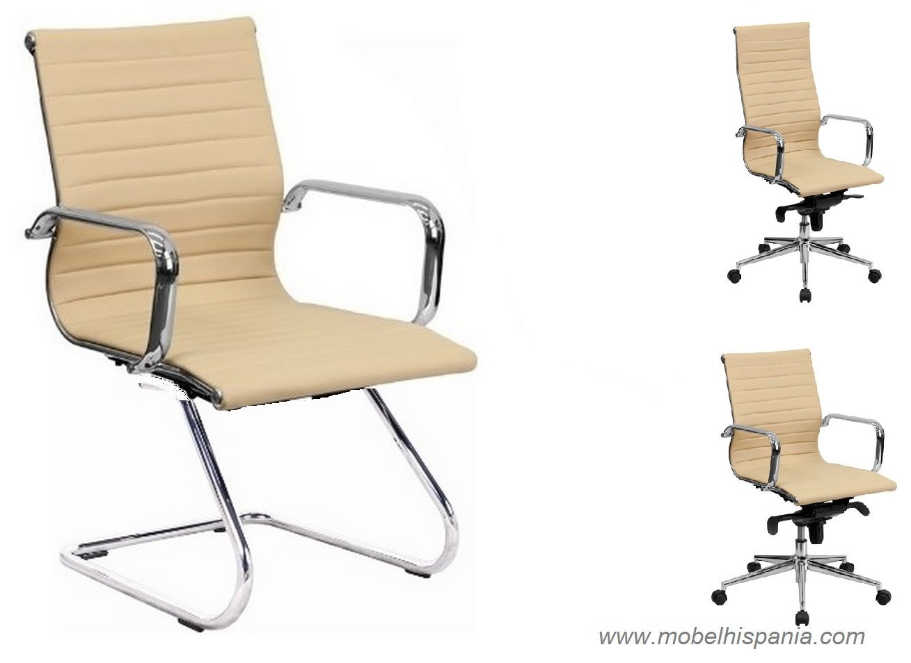 alabama sillon giratorio respaldo alto beig 02