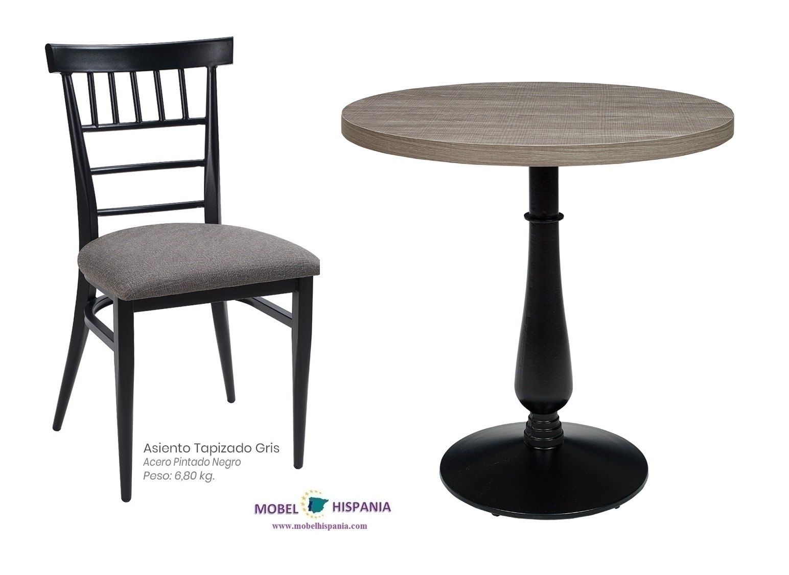 152 Silla Negro Tapizado Mostaza 05 1