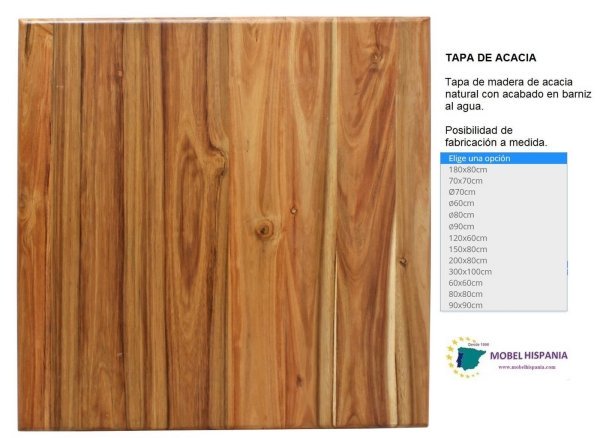 Acacia tablero madera acacia