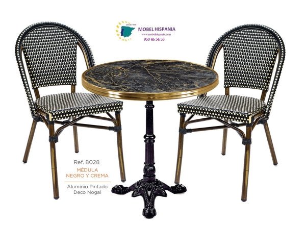 8028 silla aluminio nogal rojo crema 05 2