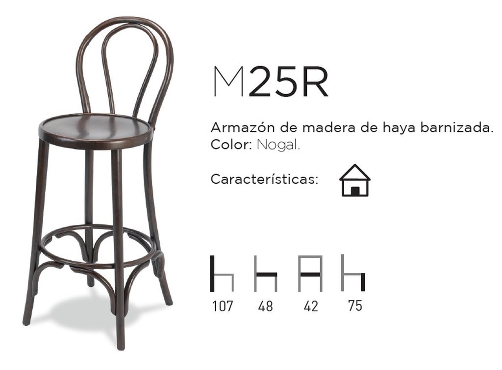 25R-Taburete-madera-respaldo-nogal_01-5 25R Taburete madera respaldo nogal 01 5