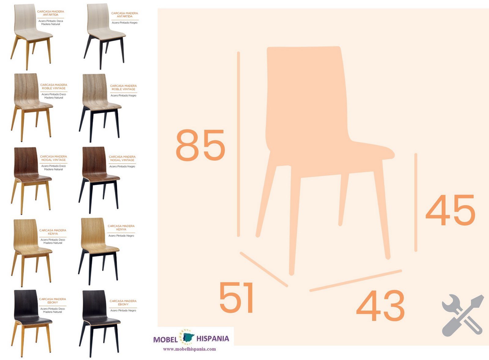 MICHIGAN silla c4 deco madera natural cascasa ebony 09