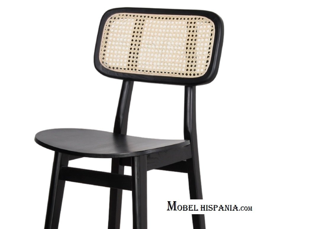 BRISBANE negro taburete 01