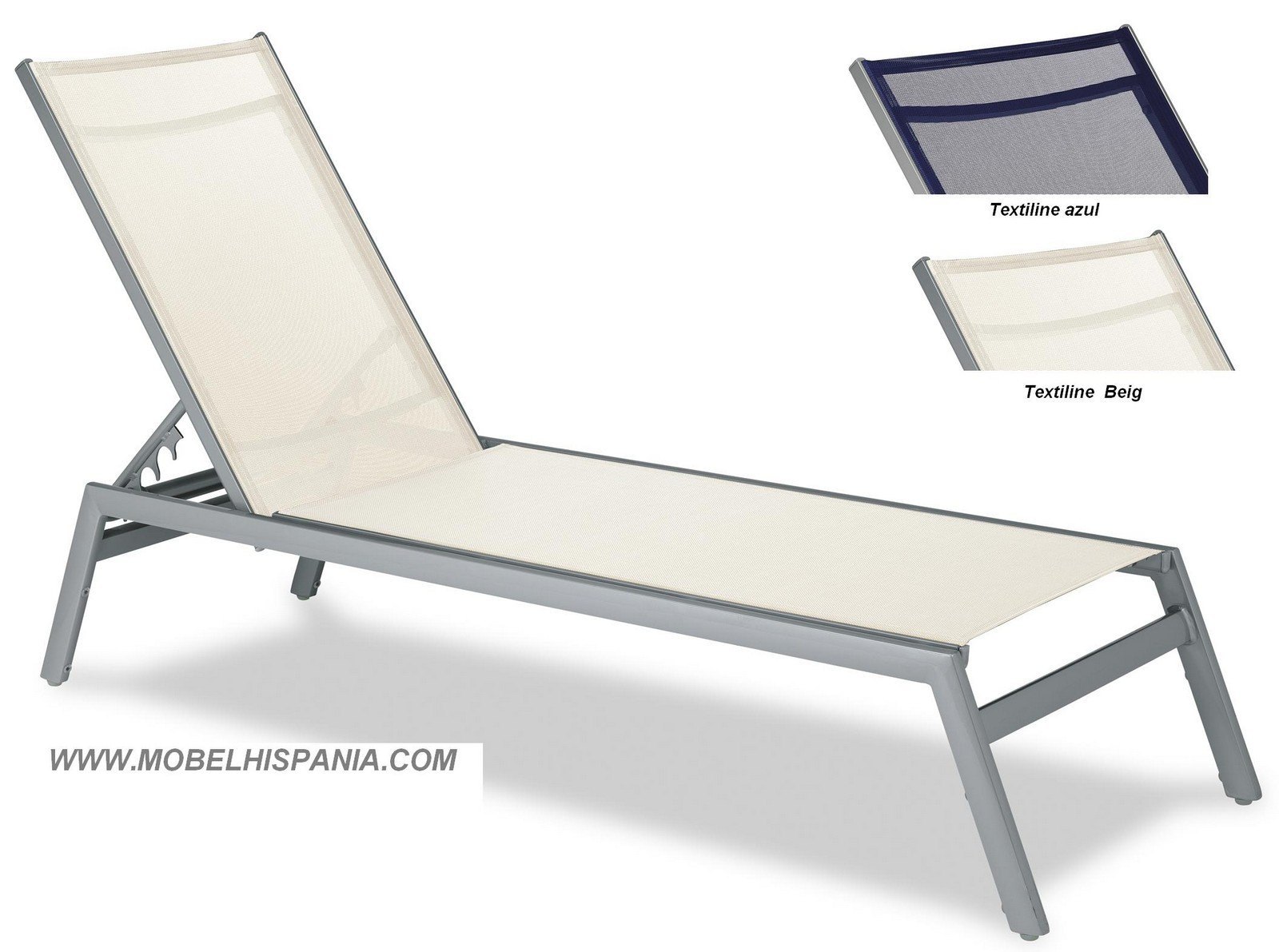 803 Tumbona aluminio textiline mobel hispania