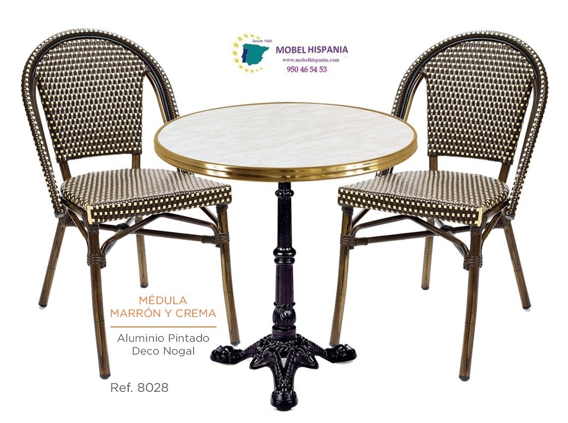 8031 Silla deco bambu medula marron crema 01 2