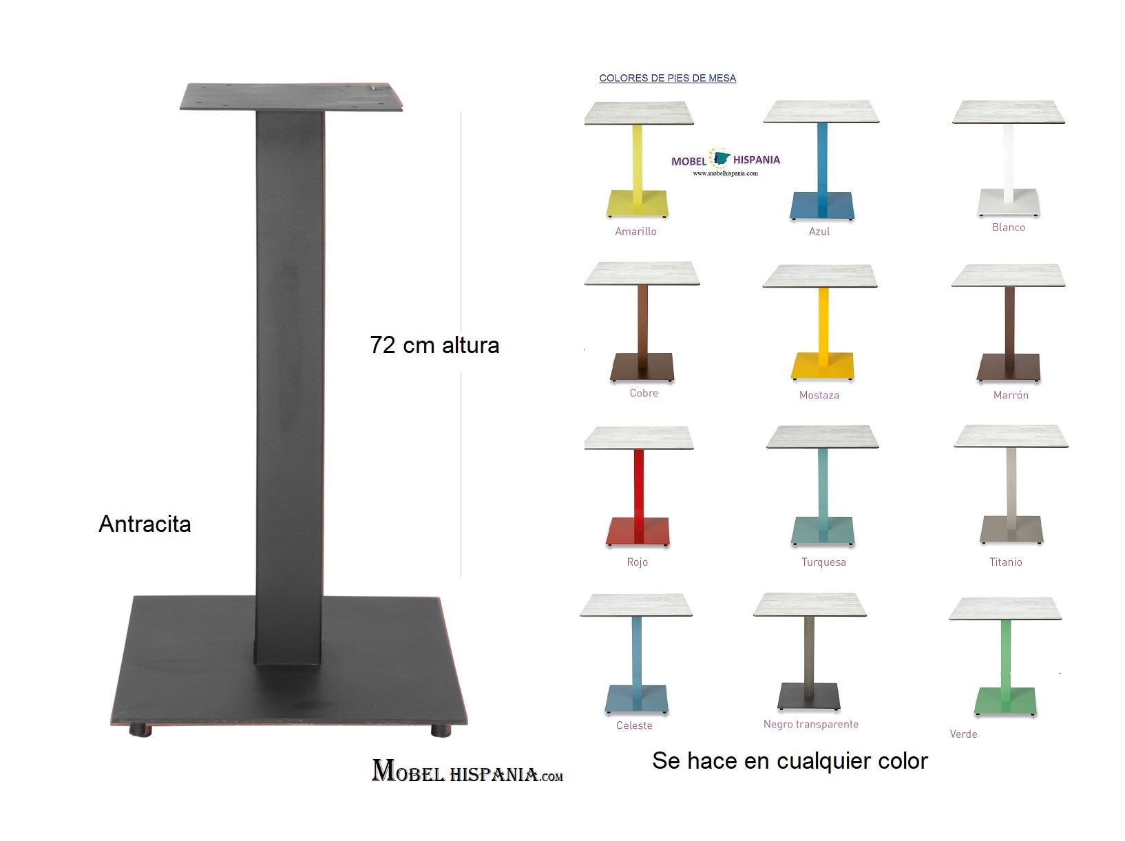 FERRO pie 72 antracita