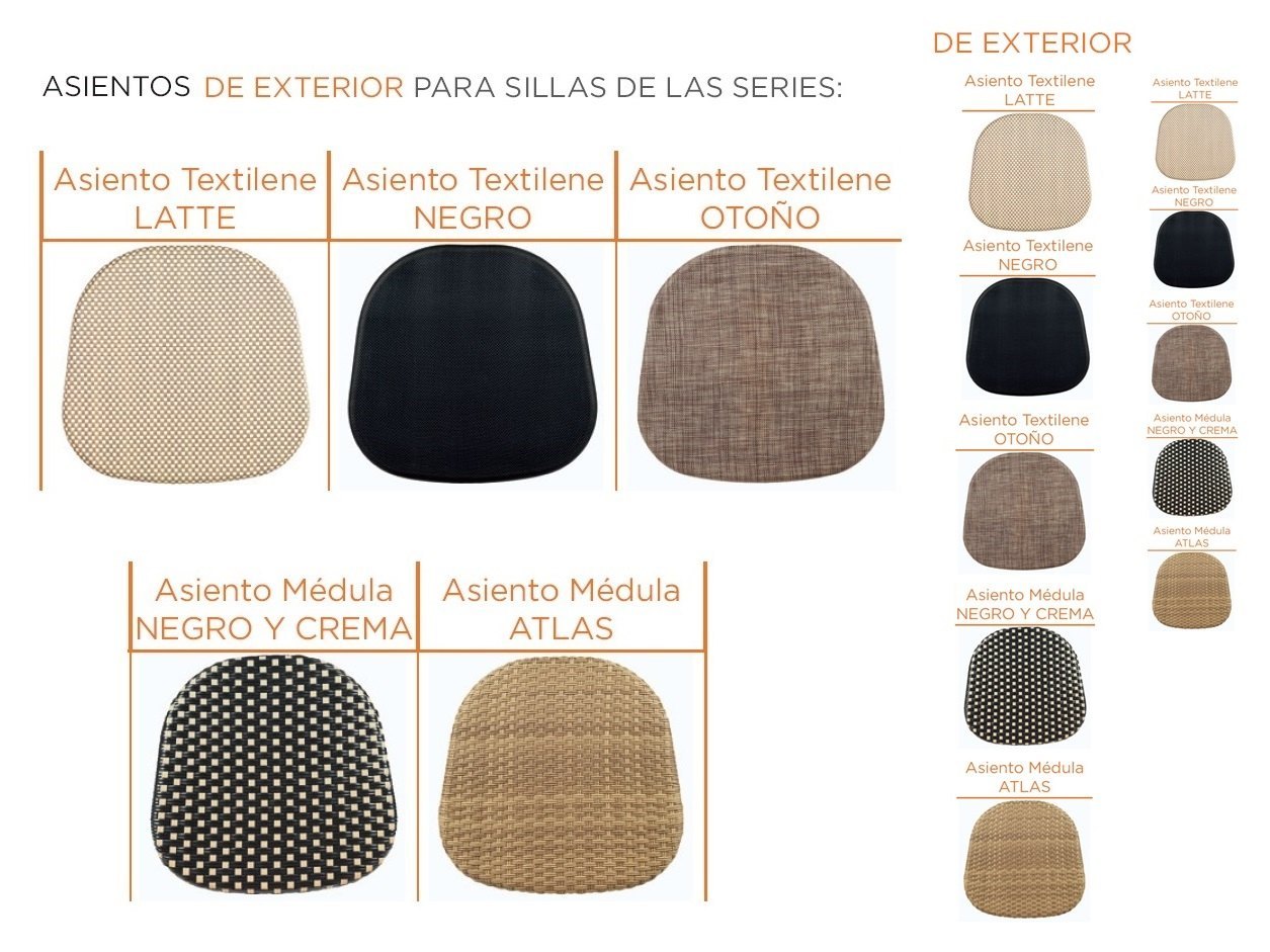 163 silla aluminio deco nogal asiento medula negra crema 13 2