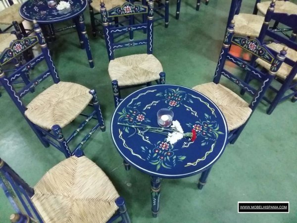 Patio azul decorada w 09