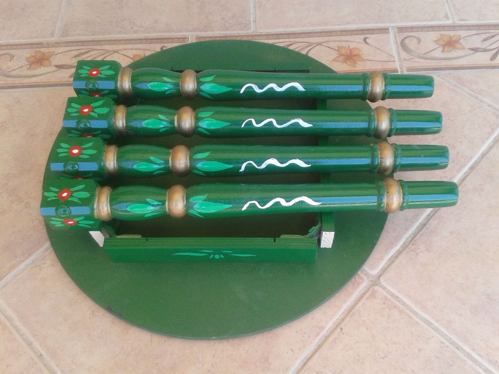 Patio azul decorada w 16