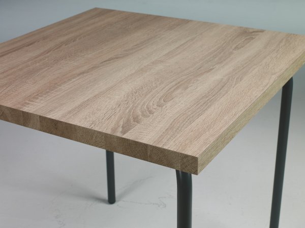 RB.6772 Mesa acero negro tablero melamina roble joplin 07