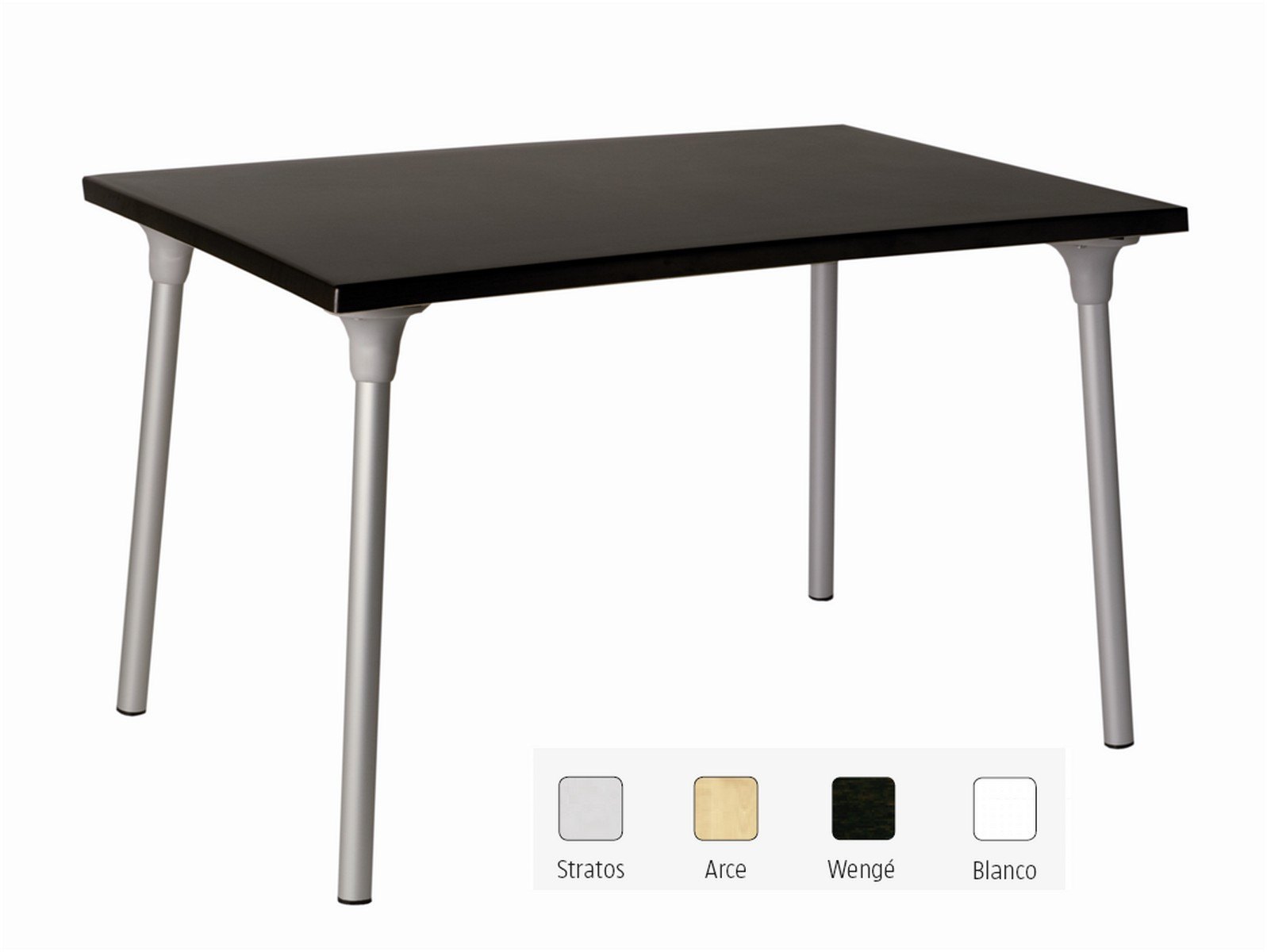 ripoll mesa werzalit patas aluminio