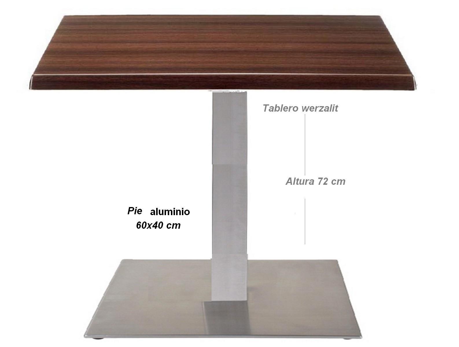 2933 mesa aluminio werzalit rectangular mobel hispania