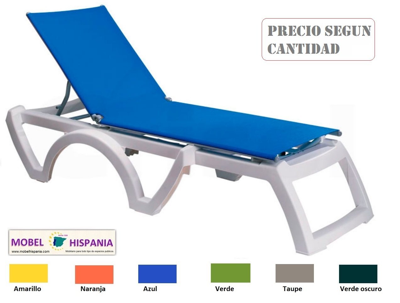 JAMAICA Beach tumbona polipropileno amarillo 02